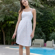 Striped Sleeveless Dress