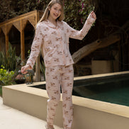 Cotton Pajama Set — Pink