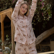 Cotton Pajama Set — Pink